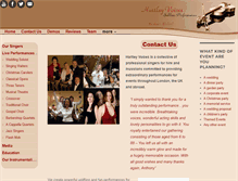 Tablet Screenshot of hartleyvoices.co.uk
